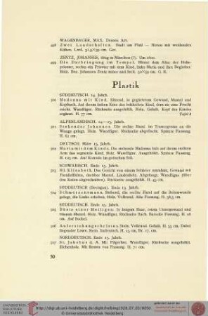 Plastik (Nr. 500-552)