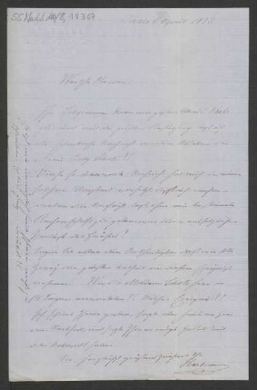 Brief an B. Schott's Söhne : 06.04.1875