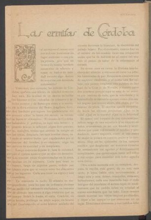 Las ermitas de Córdoba