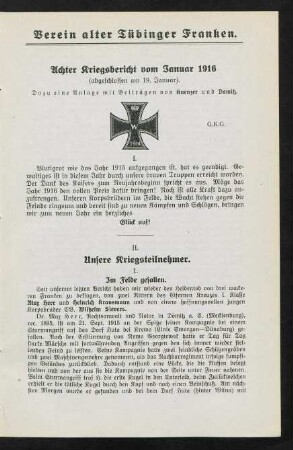 1-31, 8. Bericht: Januar 1916