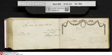 Stammbuch des Ernst Philipp Ludwig Zellmann (1763-1795) aus
                           Braunschweig