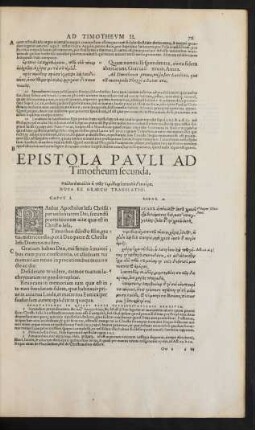Epistola Pauli Ad Timotheum secunda.