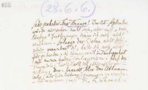 Brief an Emil Krause
