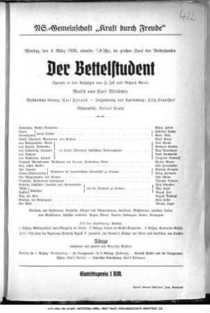 Der Bettelstudent