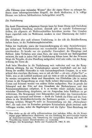 2. die Nachahmung