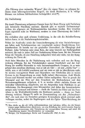 2. die Nachahmung