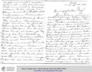 Brief vom 01.08.1913