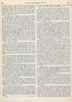 688-689 [Rezension] Mowinckel, Sigmund, Offersang og sangoffer
