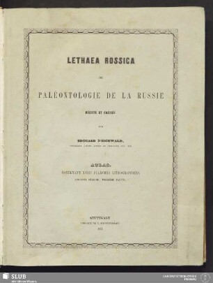 1,Atlas: Atlas : contenant XXIII planches lithographiées, ancienne période, première partie