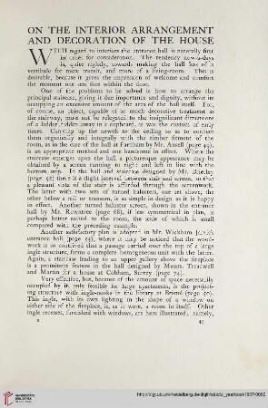 2: On the interior arrangement and decoration of the house