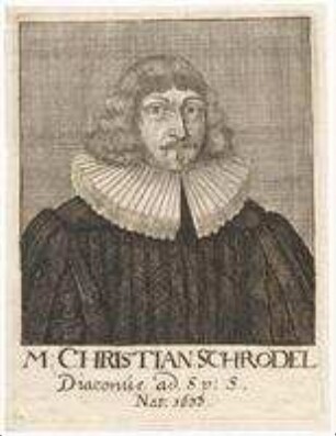 Christian Schrödel, Diakon bei Heilig-Geist; geb. 1630