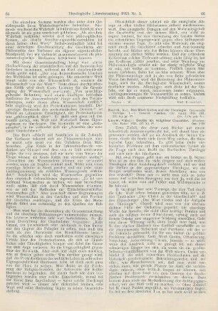 66-67 [Rezension] Loew, Wilhelm, Goethe als religiöser Charakter