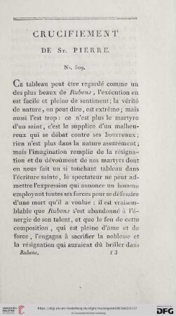 Crucifiement de St. Pierre (No. 509)