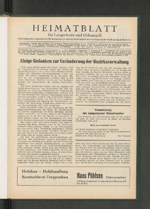 Veranstaltung des Langenhorner Heimatvereins