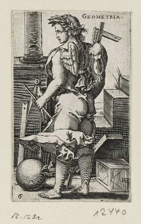 Geometria, Blatt 6 der Folge "Sieben freie Künste"
