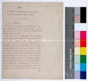 Gebet anlässlich der Beisetzung von Amalie von Boyen auf dem Berliner Invalidenfriedhof