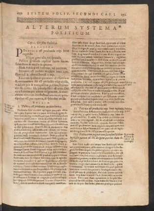 Alterum Systema Politicum.