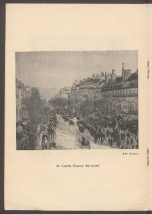 85. Camille Pissarro: Boulevard