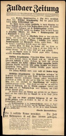 Ausgabe vom Donnerstag, den 06. Mai 1915.