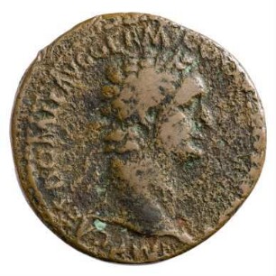 Münze, As, 90 - 91 n. Chr.