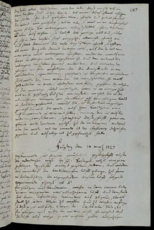 Freytag den 14 mertz 1727
