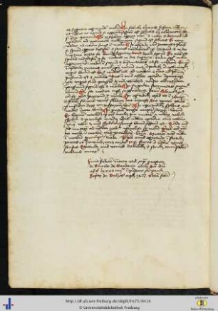(206v) Angabe des Datums (1477) und des Ortes (Baden-Baden) der Niederschrift.