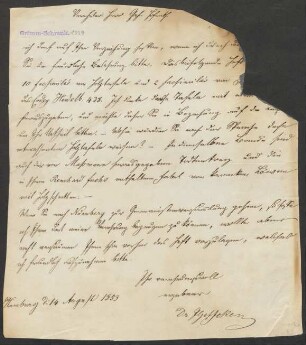 Brief an Jacob Grimm : 14.08.1853-18.12.1857