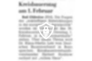 Kreisbauerntag am 1. Februar