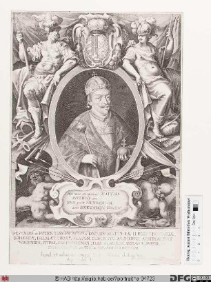 Bildnis Matthias, römisch-deutscher Kaiser (reg. 1612-19)