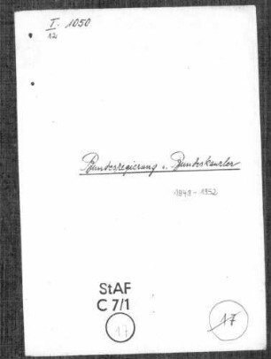 Bundesregierung und Bundeskanzler