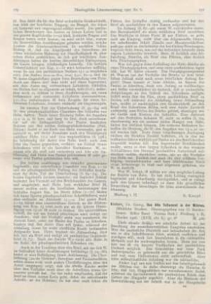 170-172 [Rezension] Aicher, Georg, Das Alte Testament in der Mischna
