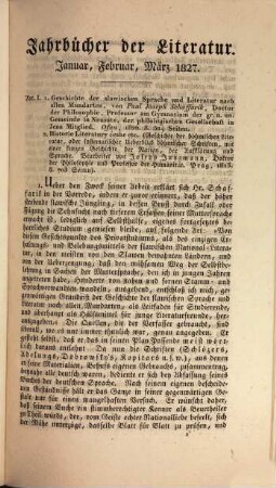 Jahrbücher der Literatur. 37. 1827