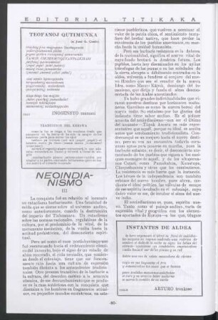 Instantes de aldea