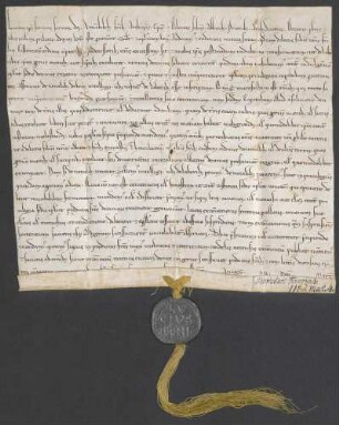 Papst Lucius III. befreit das Kloster Tennenbach von allen Zehnten