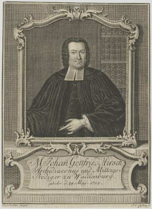 Bildnis des Johann Gottfried Hirsch