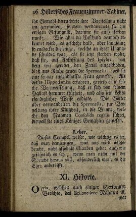 XI. Historie. - XX. Historie.