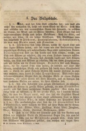 Kleine Weltkunde für Schule und Haus
