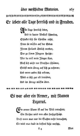 Er lebete alle Tage herrlich und in Freuden
