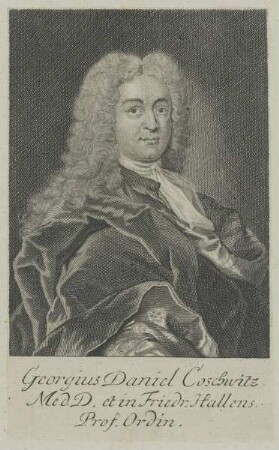 Bildnis des Georgius Daniel Coschwitz