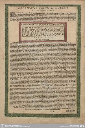 Explicatio Partium Majoris et Praecipuae Domus.