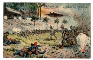Der Weltkrieg 1914: Nr. 18: Gefecht bei Mühlhausen i.E. ...