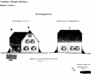 Erzingen (Baden): Empfangsgebäude Ansichten