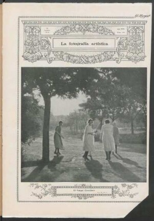 La fotografía artística : El Parque Chacabuco