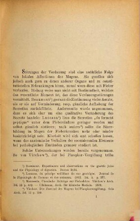 Zur Kenntnis der Magendrüsen bei krankhaften Zuständen ...