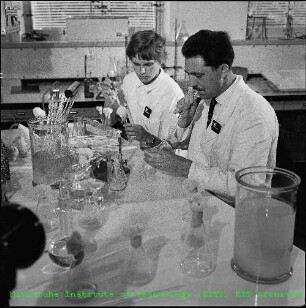 Laborarbeit im Institut für Strahlenbiologie (IStB)