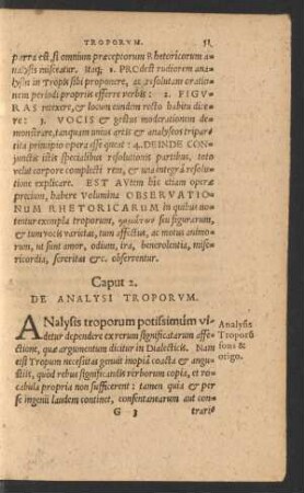Caput 2. De Analysi Troporum