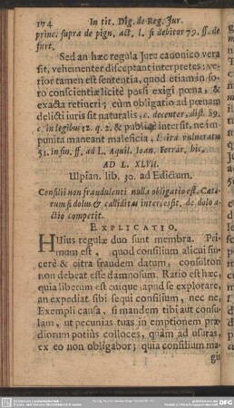 Ad L.XLVII. Ulpian. lib. 30 ad Edictum