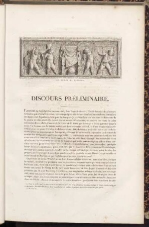 Discours préliminaire.