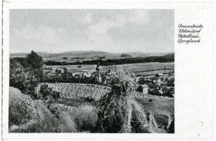 Wehrsdof. Blick auf Wehrsdorf