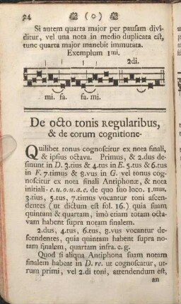 De octo tonis Regularibus, & de corum cognitione.